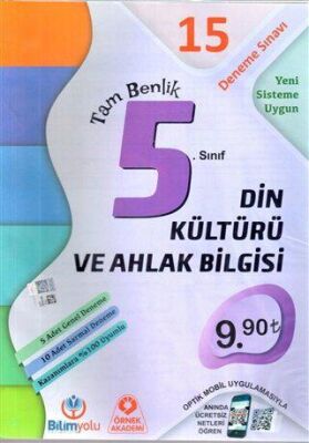 5. Sınıf Din Kültürü ve Ahlak Bilgisi Tam Benlik 15 Deneme Sınavı - 1