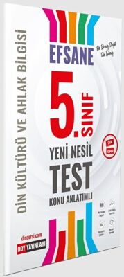 DDY Yayınları 5. Sınıf Din Kültürü ve Ahlak Bilgisi Efsane Test 2022 - - 1