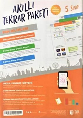 Teas Press 5. Sınıf Fen Bilimleri Akıllı Tekrar Paketleri - 1