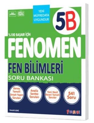 Fenomen Yayınları 5. Sınıf Fen Bilimleri B Soru Bankası - 1