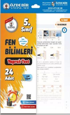 Özdebir Yayınları 5. Sınıf Fen Bilimleri Çek Kopar Yaprak Test - 1