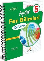 Aydın Yayınları Ortaokul 5 Aydın Fen Bilimleri Defterim - Aydın Yayınları