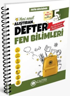 Çanta Yayınları 5. Sınıf Fen Bilimleri Okula Yardımcı Alıştıran Defter - 1