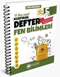 Çanta Yayınları 5. Sınıf Fen Bilimleri Okula Yardımcı Alıştıran Defter - Çanta Yayınları