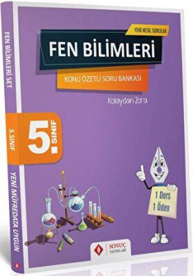Sonuç Yayınları 5. Sınıf Fen Bilimleri Seti - 1