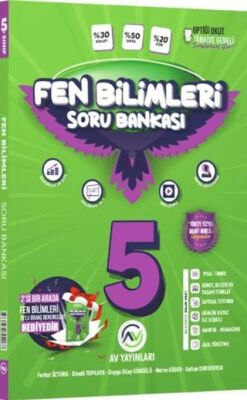 AV Yayınları 5. Sınıf Fen Bilimleri Soru Bankası - 1