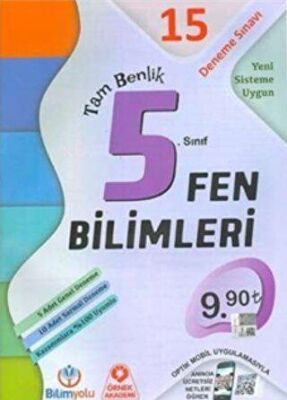 Bilimyolu Yayıncılık 5. Sınıf Fen Bilimleri Tam Benlik 15 Deneme Sınavı - 1