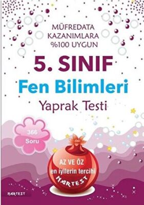 Nartest Yayınevi 5. Sınıf Fen Bilimleri Yaprak Testi - 1