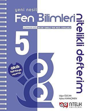 Nitelik Yayınları - Bayilik Nitelik 5. Sınıf Akıllı Defter Fen Bilimleri Yeni Nesil Nitelikli - 1