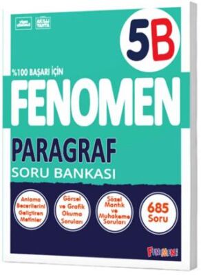 Fenomen Yayınları 5. Sınıf Fenomen Paragraf Soru Bankası - 1