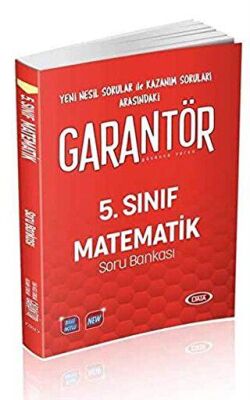 Data Yayınları 5. Sınıf Garantör Matematik Soru Bankası - 1