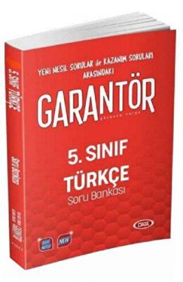 Data Yayınları 5. Sınıf Garantör Türkçe Soru Bankası - 1