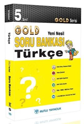 Mutlu Yayıncılık 5. Sınıf Gold Yeni Nesil Türkçe Soru Bankası - 1