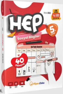 Hiper Zeka Yayınları 5. Sınıf HEP Sosyal Bilgiler Haftalık Deneme Föyleri - 1