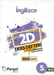 Pergel Yayınları 5. Sınıf İngilizce 2D Ders Defteri Ev Çalışmaları - Pergel Yayınları