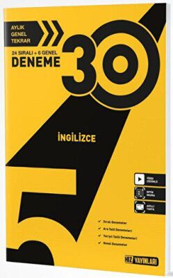 Hız Yayınları 5. Sınıf İngilizce 30 Deneme - 1