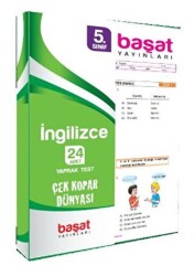 Başat Yayınları 5. Sınıf İngilizce Çek Kopar Yaprak Test - Başat Yayınları