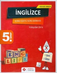 Sonuç Yayınları 5. Sınıf İngilizce Konu Özetli Soru Bankası - Sonuç Yayınları