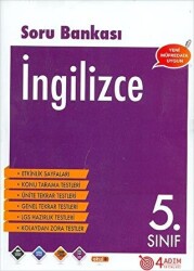 4 Adım Yayınları 5. Sınıf İngilizce Soru Bankası - 4 Adım Yayınları