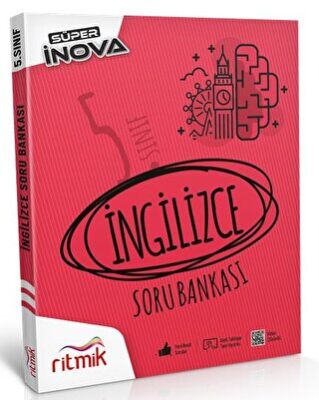 Ritmik Yayınları 5. Sınıf İngilizce - Süper İnova Soru Bankası - 1