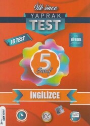İlk Önce Yayıncılık 5. Sınıf İngilizce Yaprak Test - İlk Önce Yayıncılık