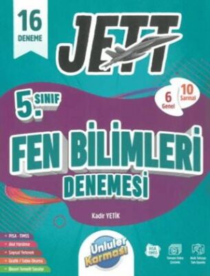 5. Sınıf Jett Fen Bilimleri 16 Deneme Seti - 1