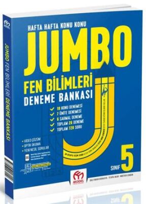 Model Eğitim Yayıncılık 5. Sınıf Jumbo Fen Bilimleri Deneme Bankası - 1