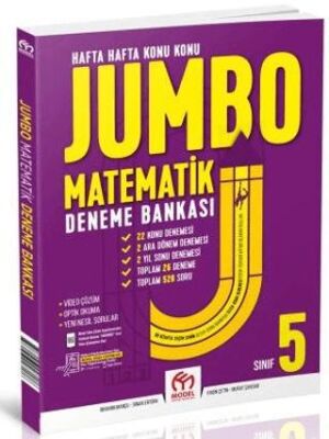 Model Eğitim Yayıncılık 5. Sınıf Jumbo Matematik Deneme Bankası - 1