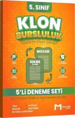 Mozaik Yayınları 5. Sınıf Klon 5 li Deneme Seti - 1
