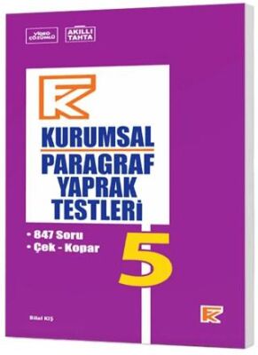 5. Sınıf Kurumsal Paragraf Yaprak Testleri - 1