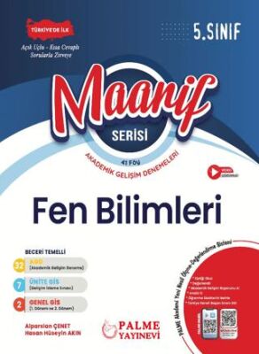 5. Sınıf Maarif Serisi Fen Bilimleri Haftalık Deneme 41 Föy - 1