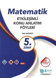 5. Sınıf Matematik Etkileşimli Konu Anlatım Föyleri - 4 Adım Yayınları