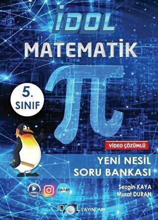 İdol Yayınları 5. Sınıf Matematik Yeni Nesil Soru Bankası