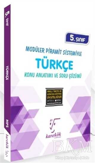 Karekök Yayıncılık 5. Sınıf Modüler Piramit Sistemiyle Türkçe Konu Anlatımı ve Soru Çözümü