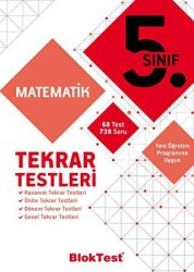 Tudem Yayınları - Bayilik 5. Sınıf Matematik Tekrar Testleri - Tudem Yayınları - Bayilik