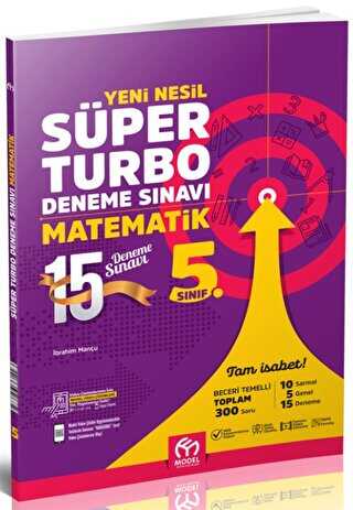 Model Eğitim Yayıncılık 5. Sınıf Matematik Yeni Nesil Süper Turbo Deneme Sınavı