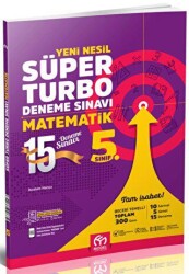 Model Eğitim Yayıncılık 5. Sınıf Matematik Yeni Nesil Süper Turbo Deneme Sınavı - Model Eğitim Yayıncılık