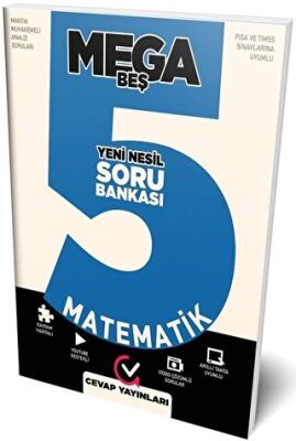 Cevap Yayınları 5. Sınıf Mega Matematik Soru Bankası - 1