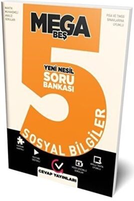 Cevap Yayınları 5. Sınıf Mega Sosyal Bilgiler Soru Bankası - 1