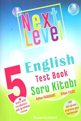 Palme Yayıncılık Palme 5. Sınıf Next Level English Test Book Soru Kitabı
