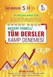 Nartest Yayınevi 5. Sınıf Omage Tüm Dersler 5 li Motivasyon Kamp Denemesi - Nartest Yayınevi