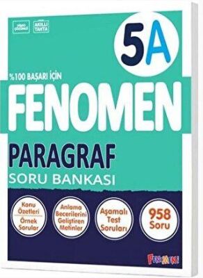 Fenomen Yayınları 5. Sınıf Paragraf Soru Bankası - 1