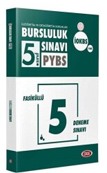 Data Yayınları 5. Sınıf PYBS Bursluluk Sınavı Fasiküllü 5 Deneme Sınavı - Data Yayınları