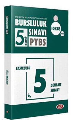 Data Yayınları 5. Sınıf PYBS Bursluluk Sınavı Fasiküllü 5 Deneme Sınavı - 1