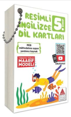 5. Sınıf Resimli İngilizce Dil Kartları - 1