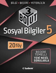Tudem Yayınları - Bayilik 5. Sınıf Sosyal Bilgiler 3 Boyut - Tudem Yayınları - Bayilik
