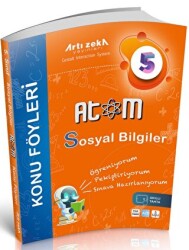 Artı Zeka Yayınları 5. Sınıf Atom Sosyal Bilgiler Konu Föyleri - Artı Zeka Yayınları
