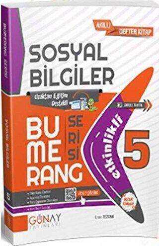 Günay Yayınları 5. Sınıf Bumerang Serisi Sosyal Bilimler Soru Bankası