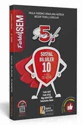 5. Sınıf Sosyal Bilgiler Tamamı Çözümlü 10 Fasikül Deneme - İSEM Yayıncılık