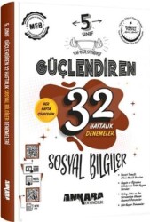 5. Sınıf Sosyal Bilgiler Güçlendiren 32 Haftalık Denemeleri - Ankara Yayıncılık